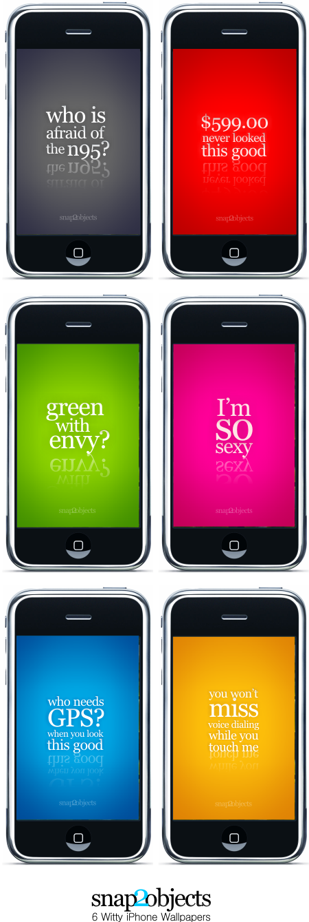 iphone wallpaper pack. witty iPhone wallpapers.