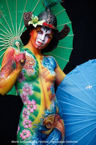 Different Styles Body Paintings