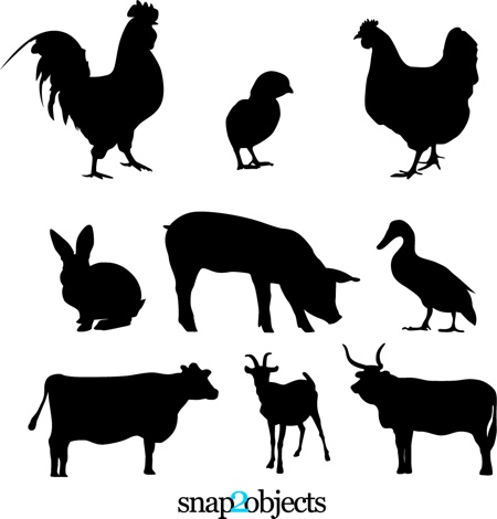Logo Free Vector on Free Vector Animal Farm   Snap2objects