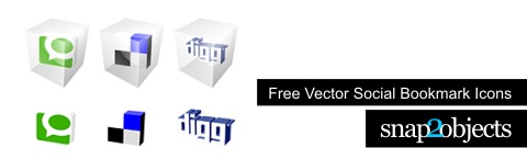 Vector Social Bookmark Icons