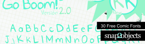 header comic font