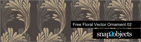 Free Floral Vector Ornament