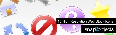 High Resolution Web Stock Icons