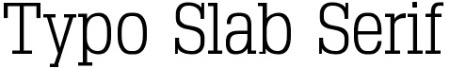 Typo Slab Serif